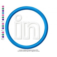 Linkedin Applique Embroidery Design
